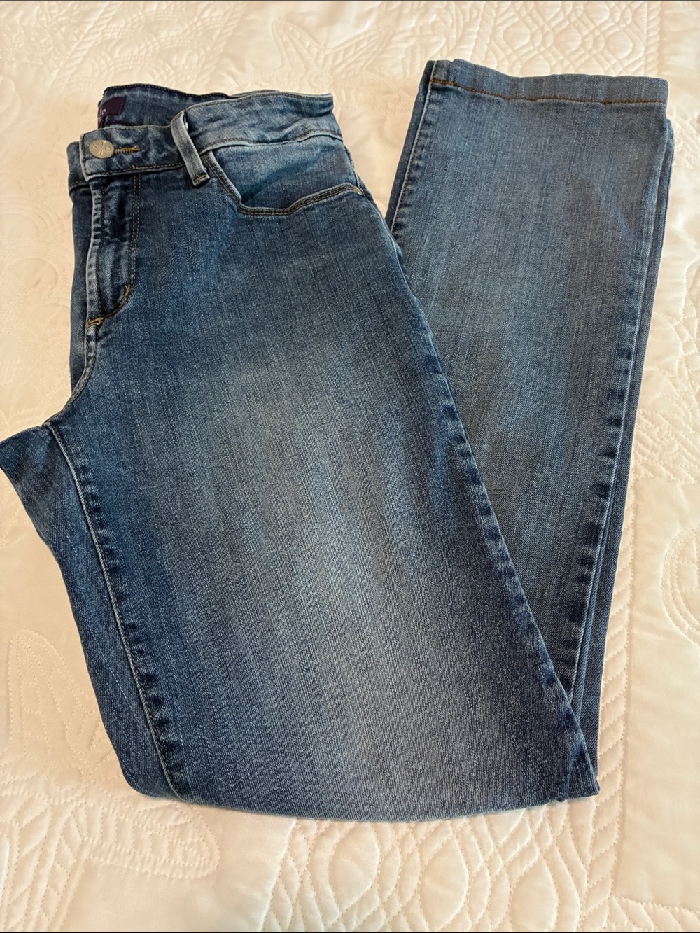 NYDJ Classic Mid-Rise Blue Jeans